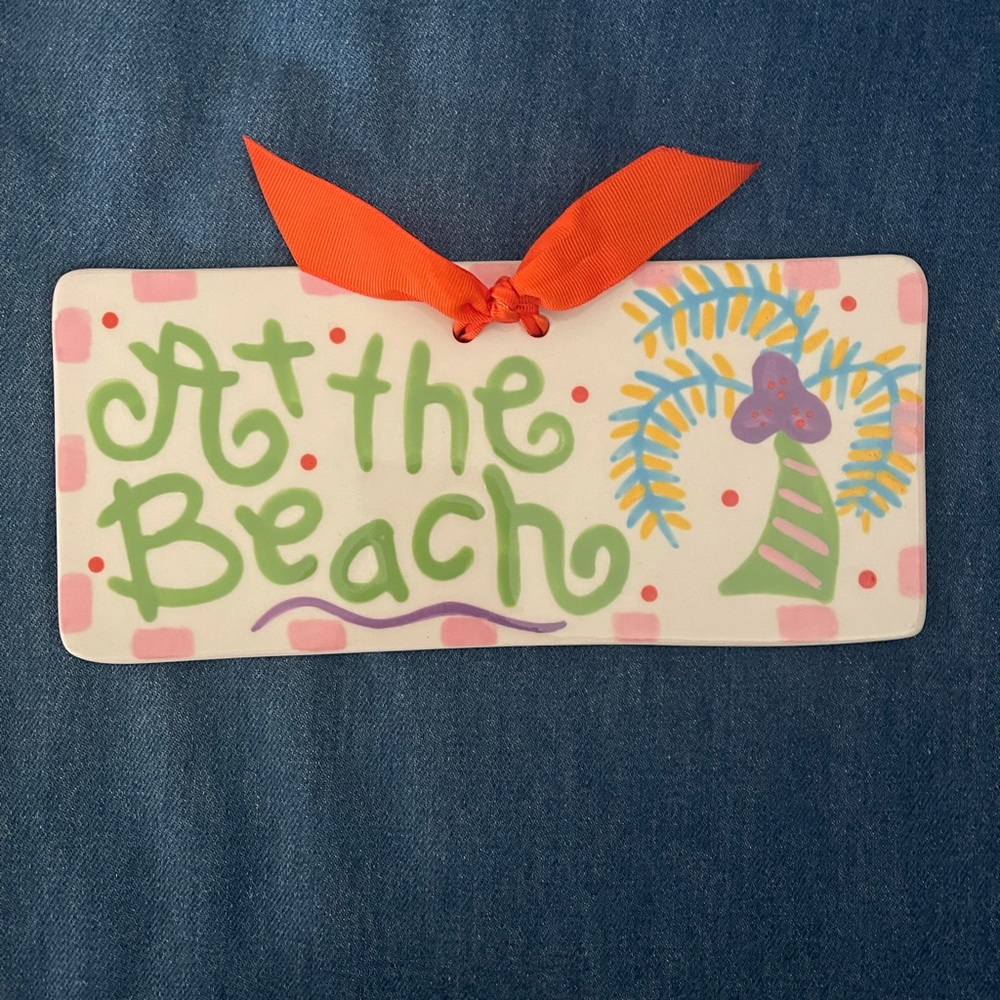 Coton Colors At The Beach Plaque